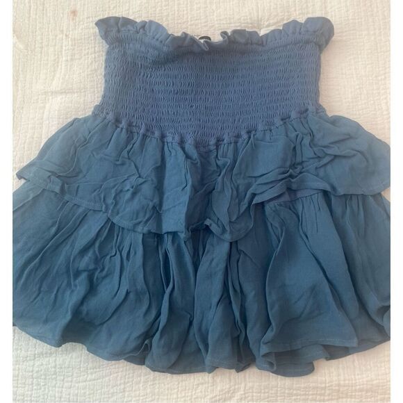 Chaser Cruz Vintage Blue Mini Skirt NEW NWT - Picture 8 of 8